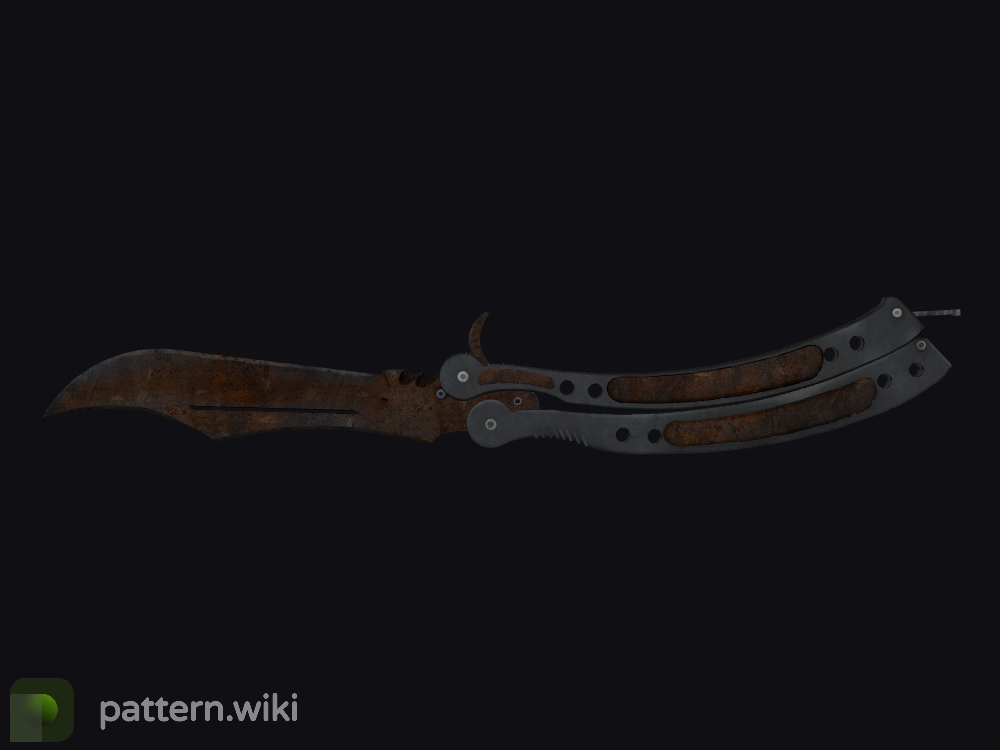 Butterfly Knife Rust Coat seed 124