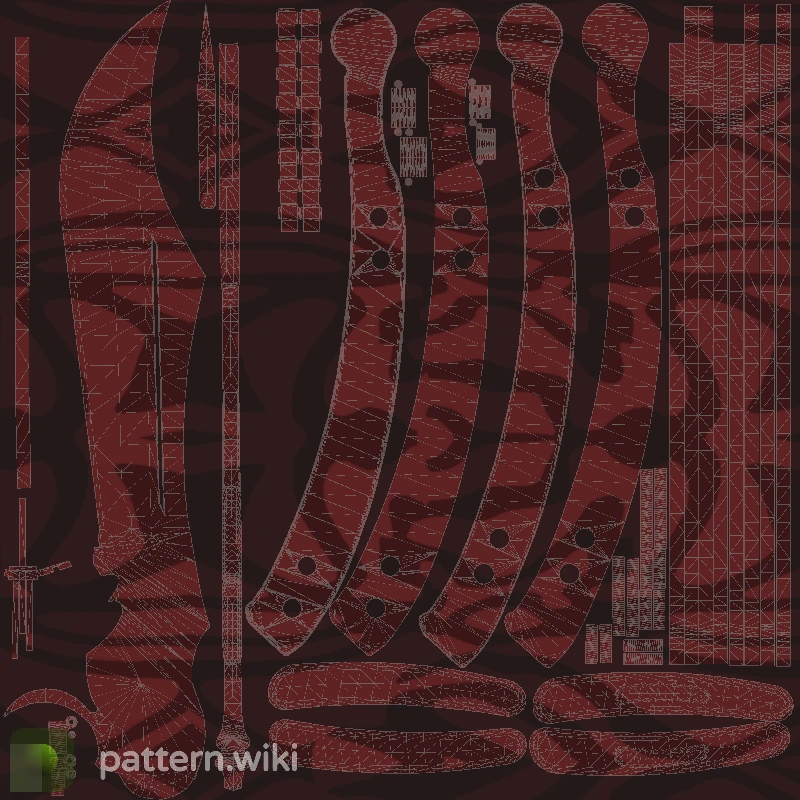 Butterfly Knife Slaughter seed 40 pattern template