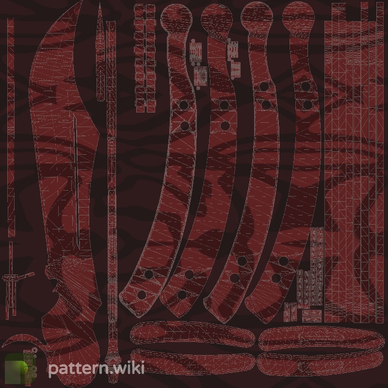 Butterfly Knife Slaughter seed 548 pattern template