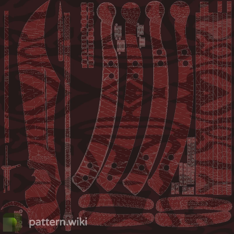 Butterfly Knife Slaughter seed 970 pattern template