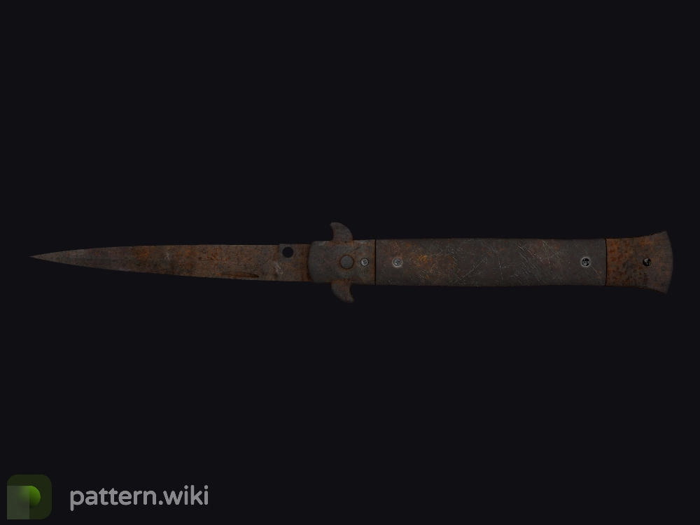 Stiletto Knife Rust Coat seed 854