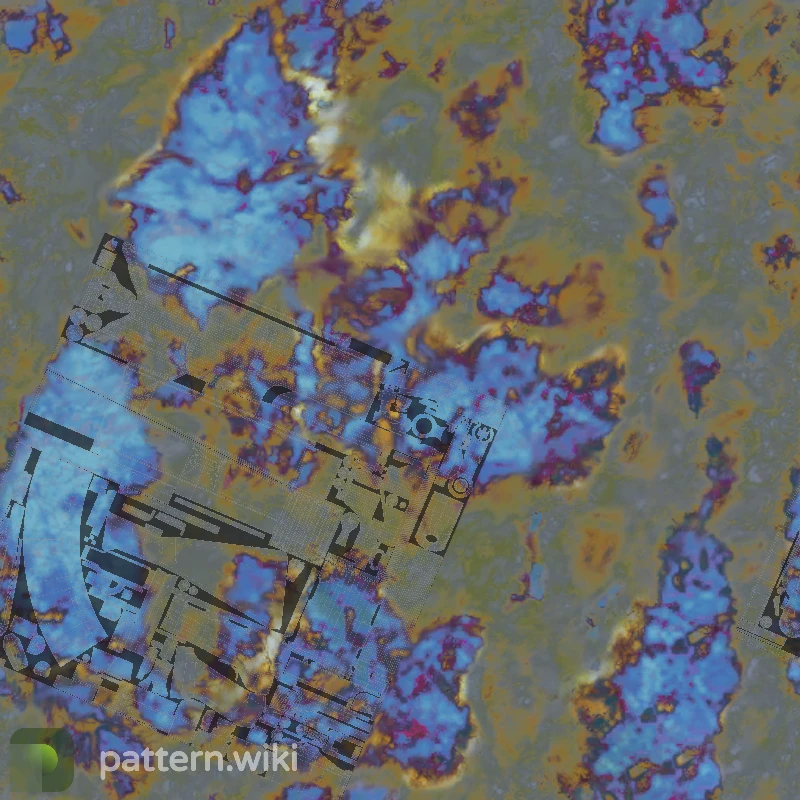 AK-47 Case Hardened seed 29 pattern template