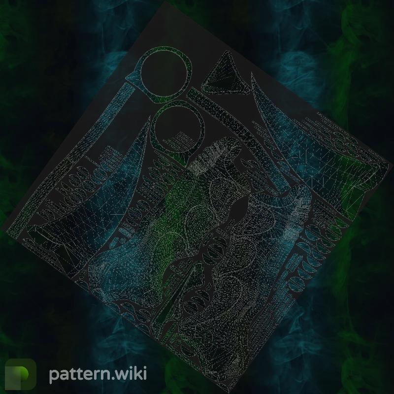 Karambit Gamma Doppler seed 933 pattern template