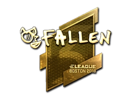 Sticker FalleN (Gold) | Boston 2018 preview