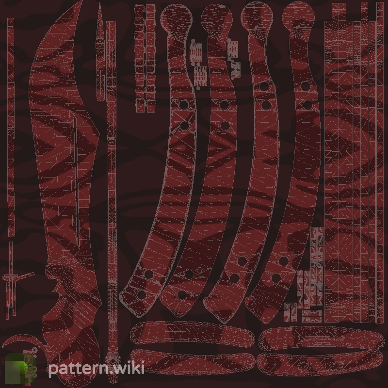 Butterfly Knife Slaughter seed 452 pattern template