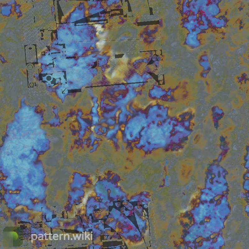 AK-47 Case Hardened seed 288 pattern template