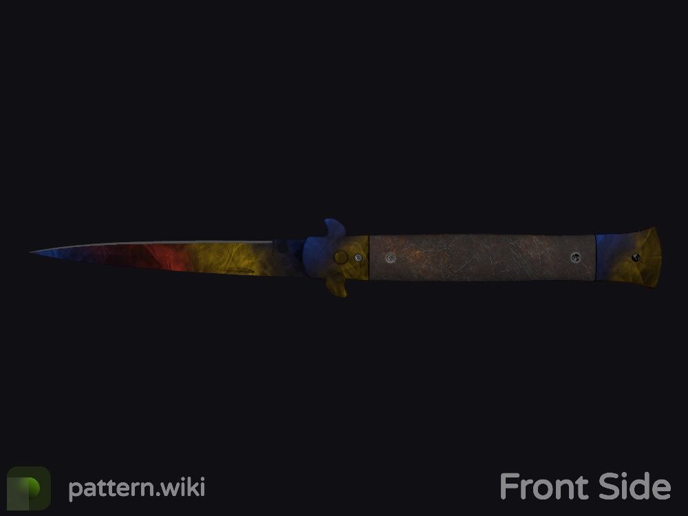 Stiletto Knife Marble Fade seed 229