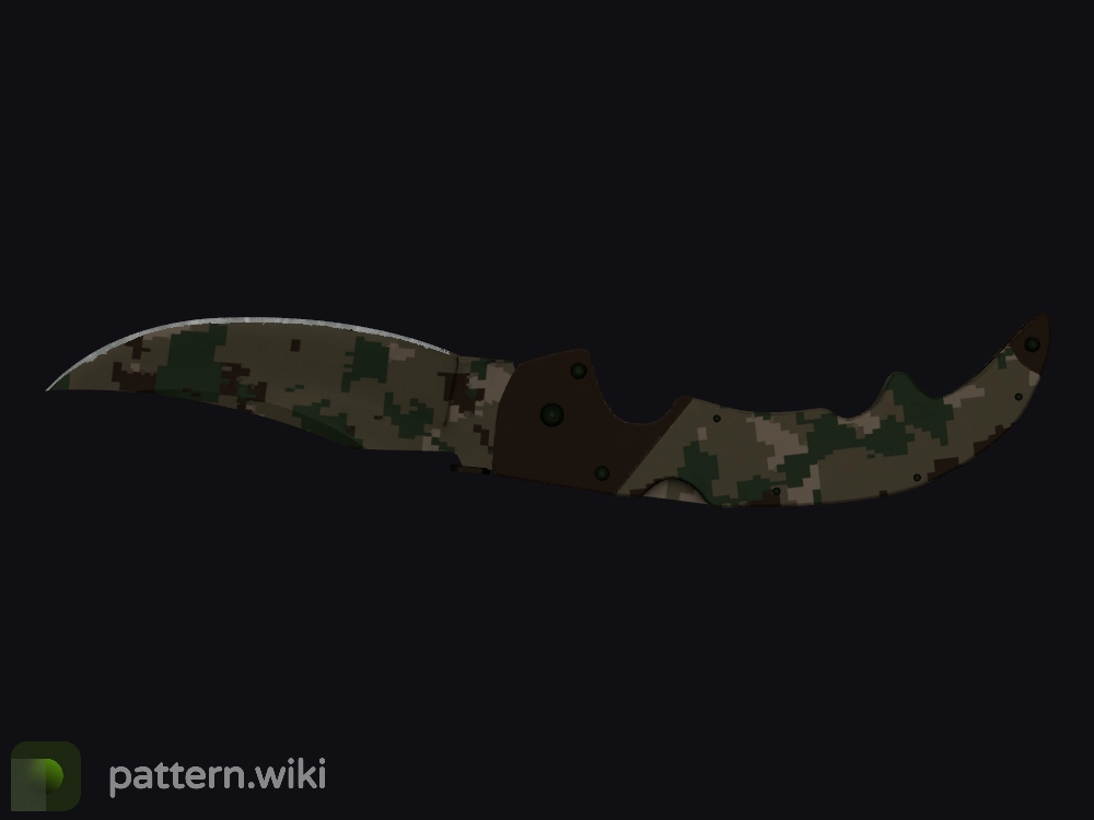 Falchion Knife Forest DDPAT seed 481