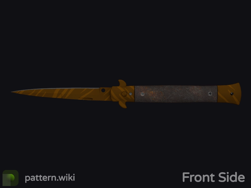 Stiletto Knife Tiger Tooth seed 604