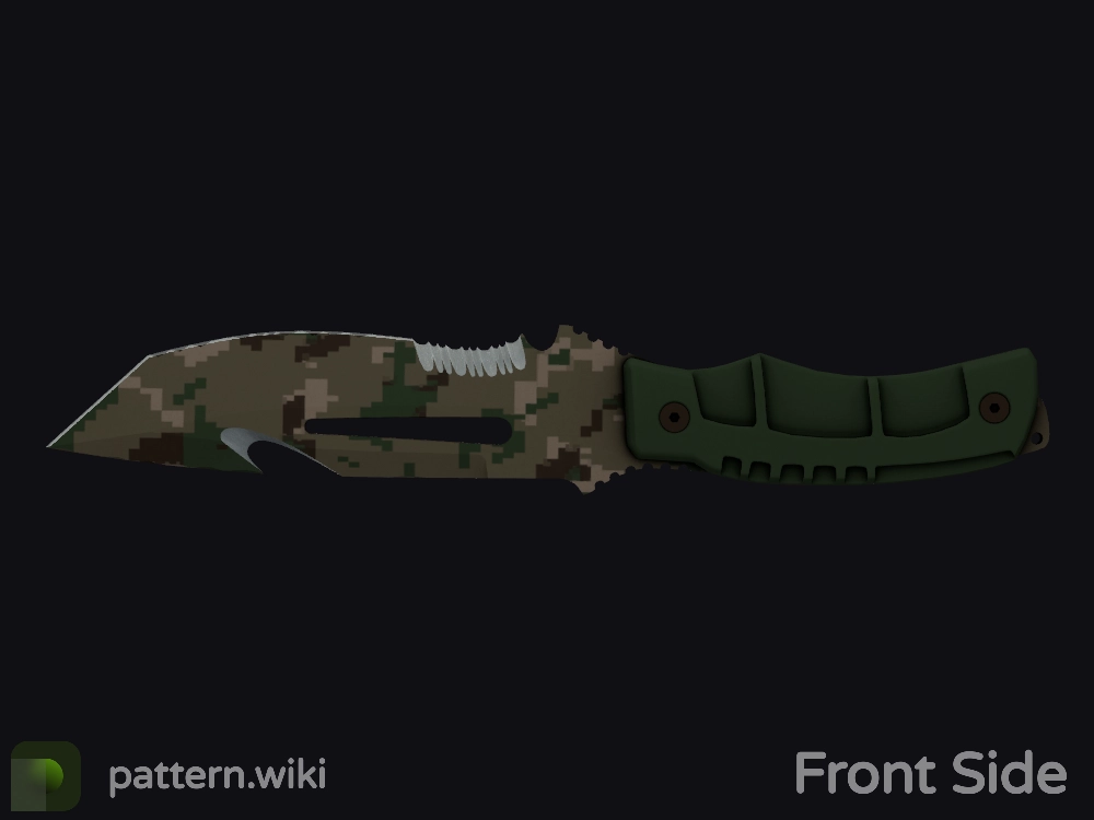 Survival Knife Forest DDPAT seed 506