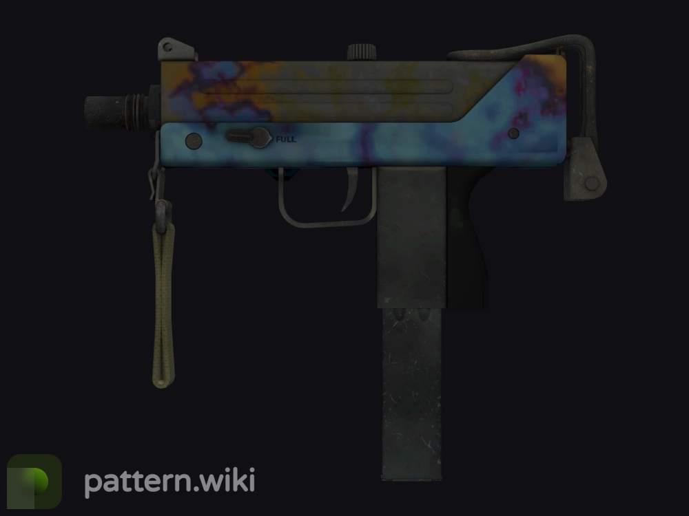 MAC-10 Case Hardened seed 208