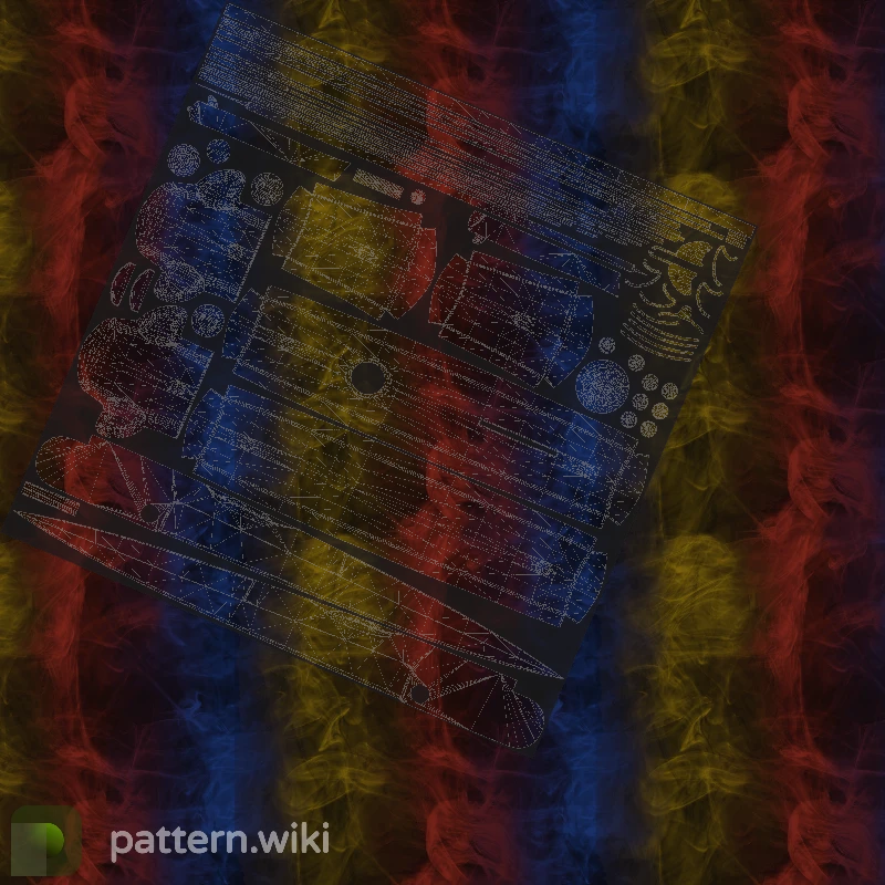 Stiletto Knife Marble Fade seed 561 pattern template