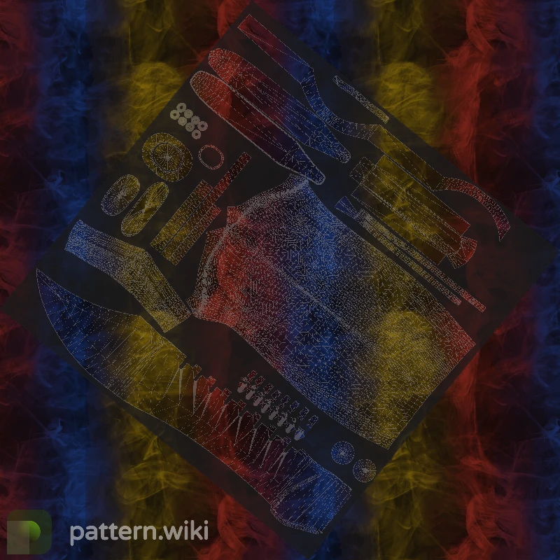 Bowie Knife Marble Fade seed 201 pattern template