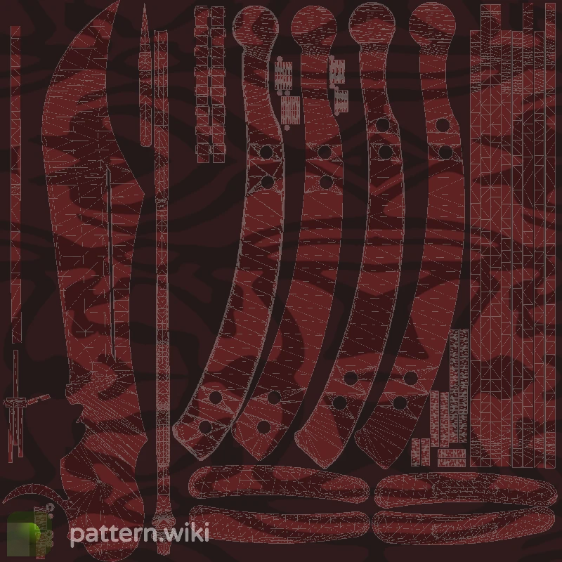 Butterfly Knife Slaughter seed 820 pattern template