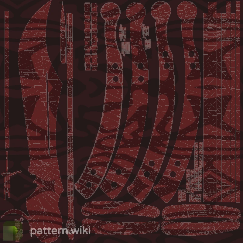 Butterfly Knife Slaughter seed 961 pattern template