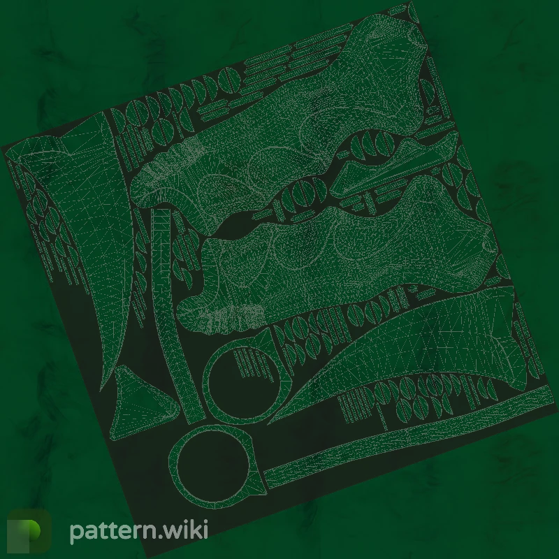 Karambit Gamma Doppler seed 199 pattern template