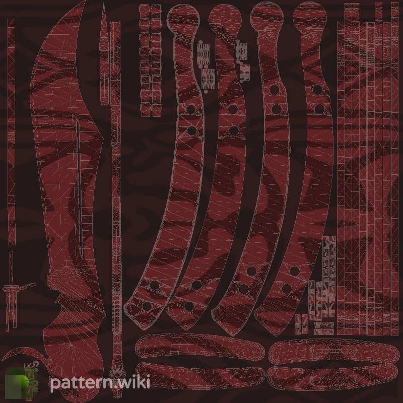 Butterfly Knife Slaughter seed 317 pattern template