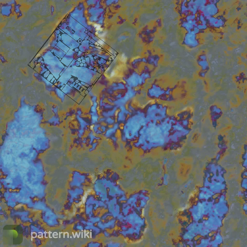 Five-SeveN Case Hardened seed 809 pattern template