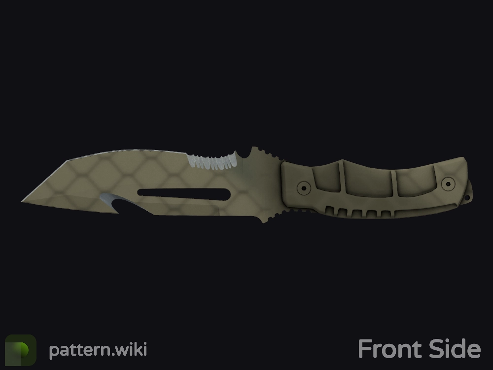 Survival Knife Safari Mesh seed 677