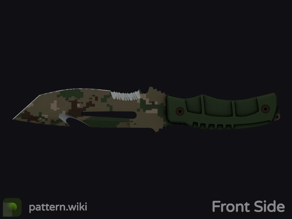 Survival Knife Forest DDPAT seed 321