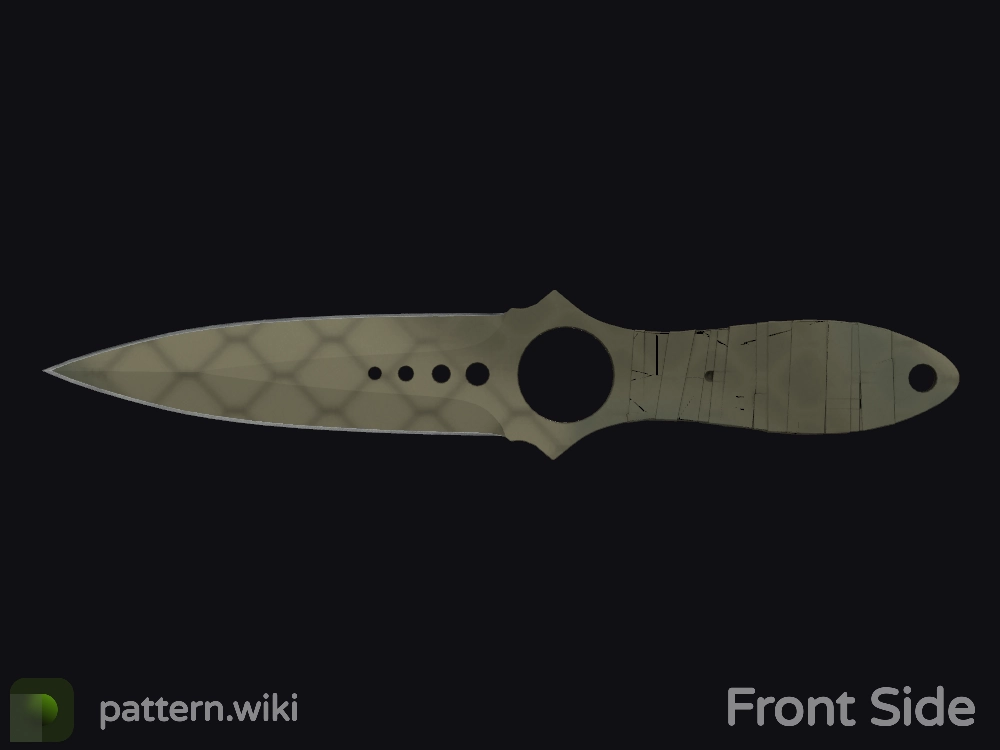 Skeleton Knife Safari Mesh seed 423