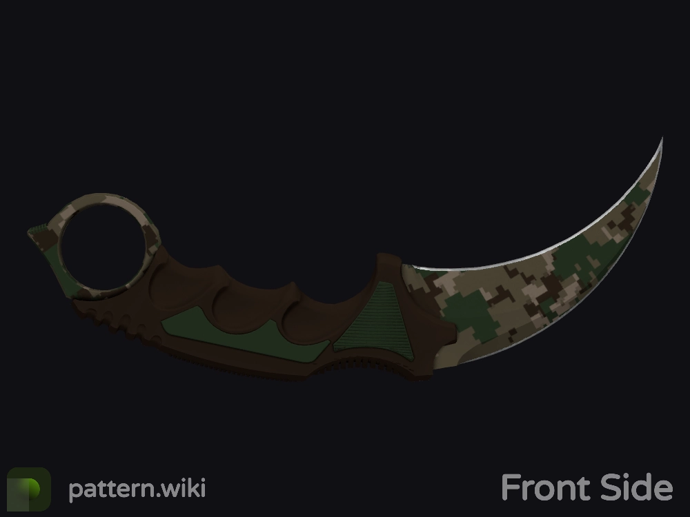 Karambit Forest DDPAT seed 834