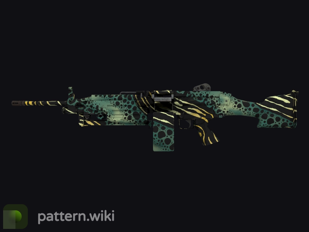 M249 Emerald Poison Dart seed 656