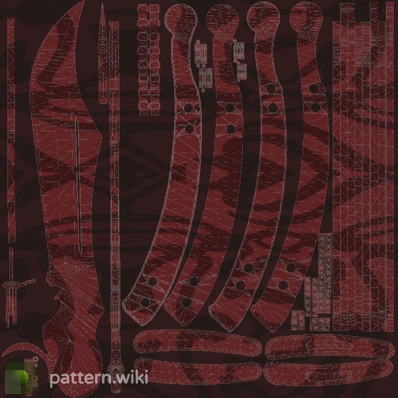 Butterfly Knife Slaughter seed 55 pattern template