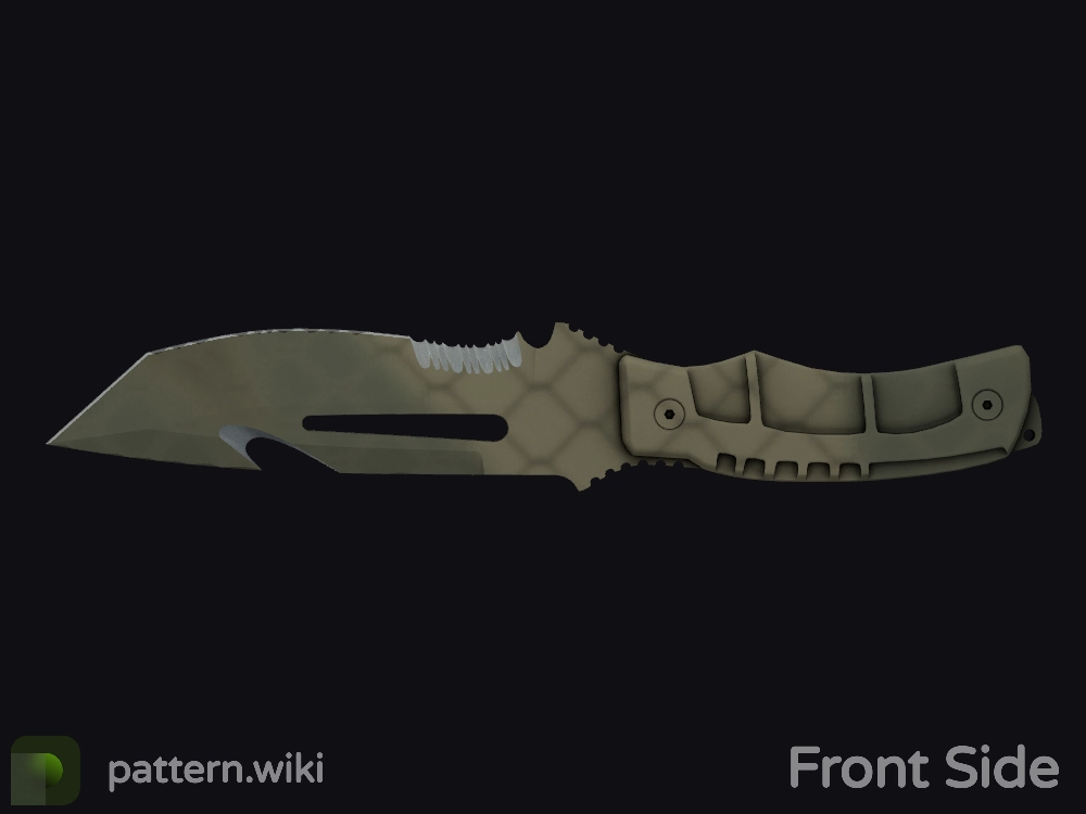 Survival Knife Safari Mesh seed 671