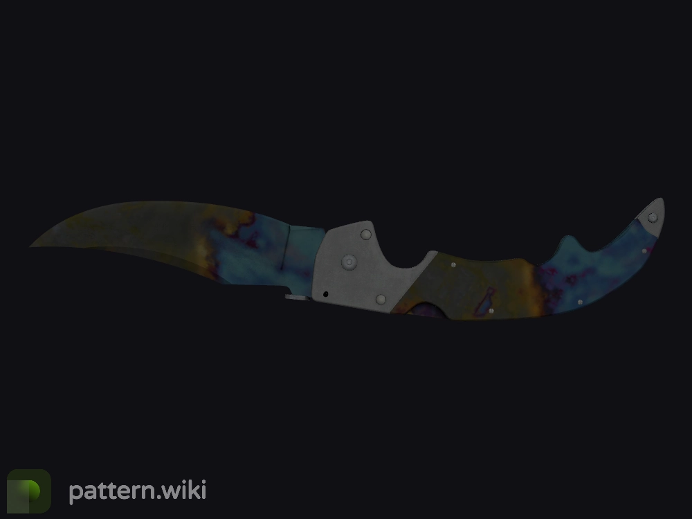 Falchion Knife Case Hardened seed 976