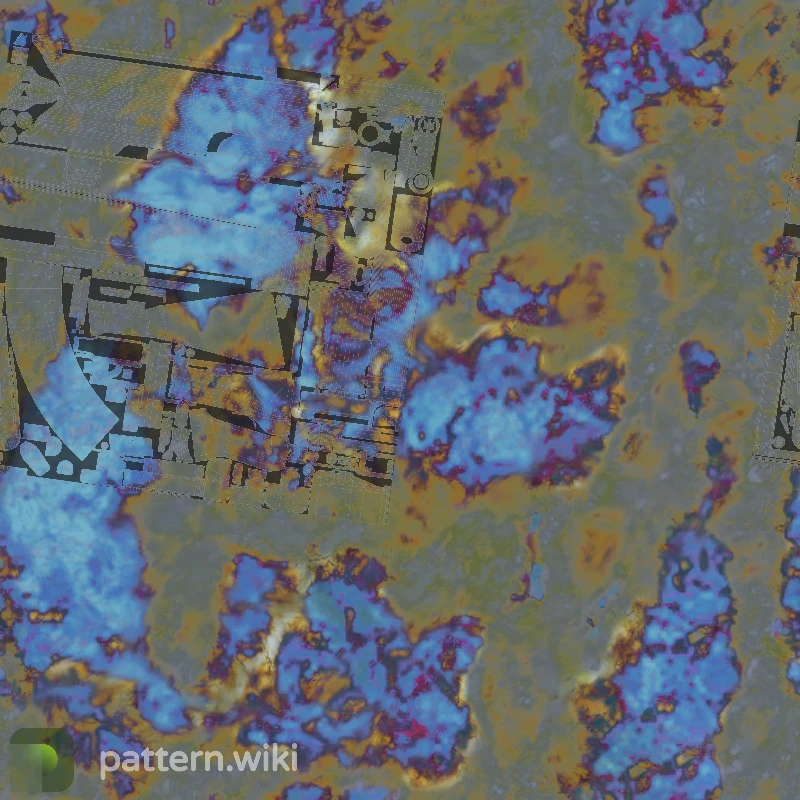 AK-47 Case Hardened seed 668 pattern template