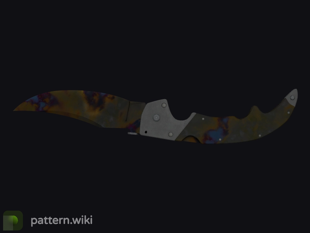 Falchion Knife Case Hardened seed 756