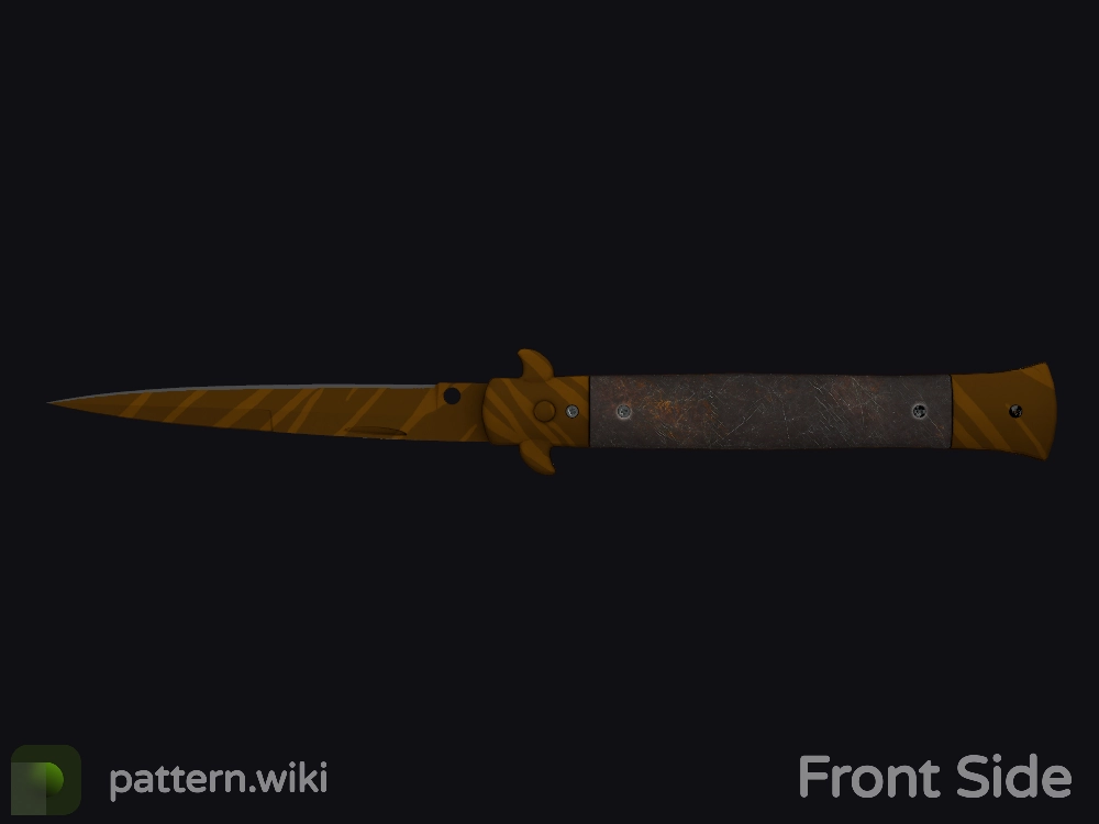 Stiletto Knife Tiger Tooth seed 537