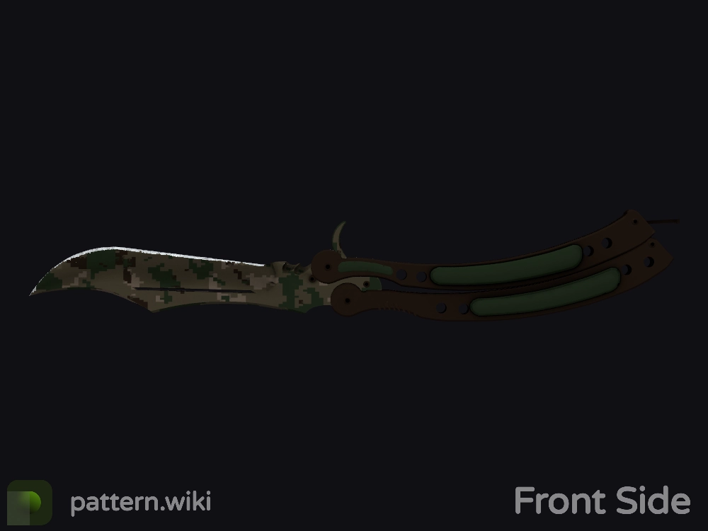 Butterfly Knife Forest DDPAT seed 690