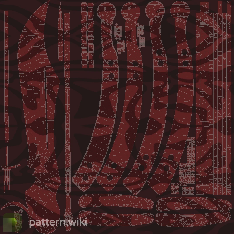 Butterfly Knife Slaughter seed 882 pattern template