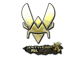 Sticker Vitality (Gold) | Antwerp 2022 preview