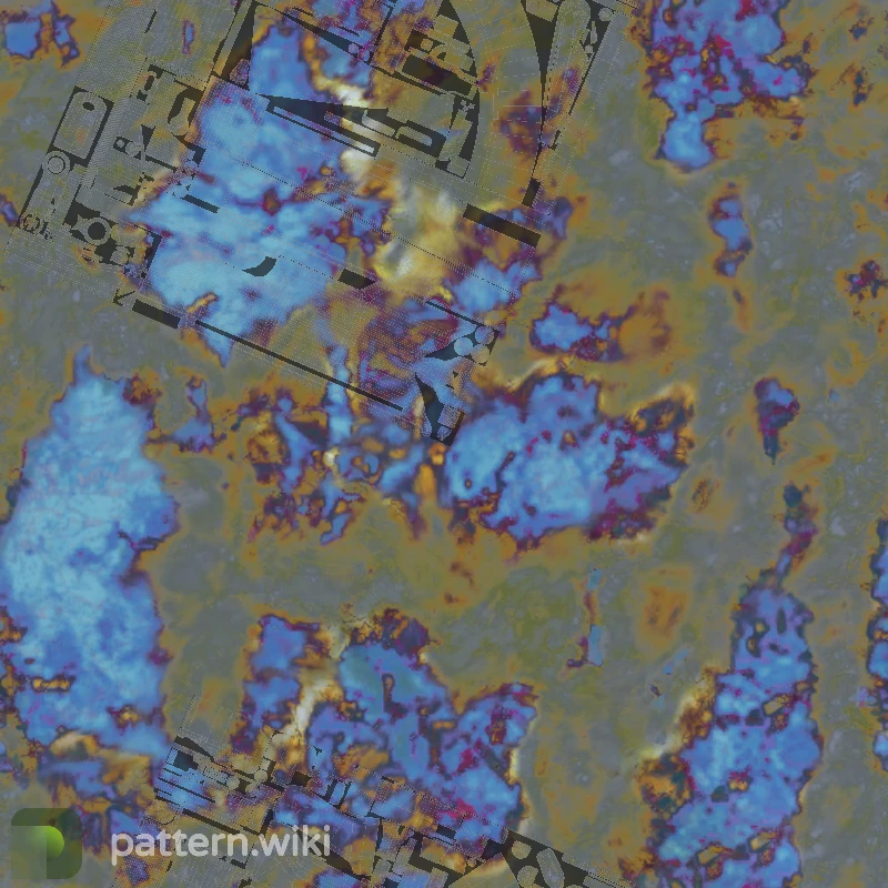 AK-47 Case Hardened seed 634 pattern template