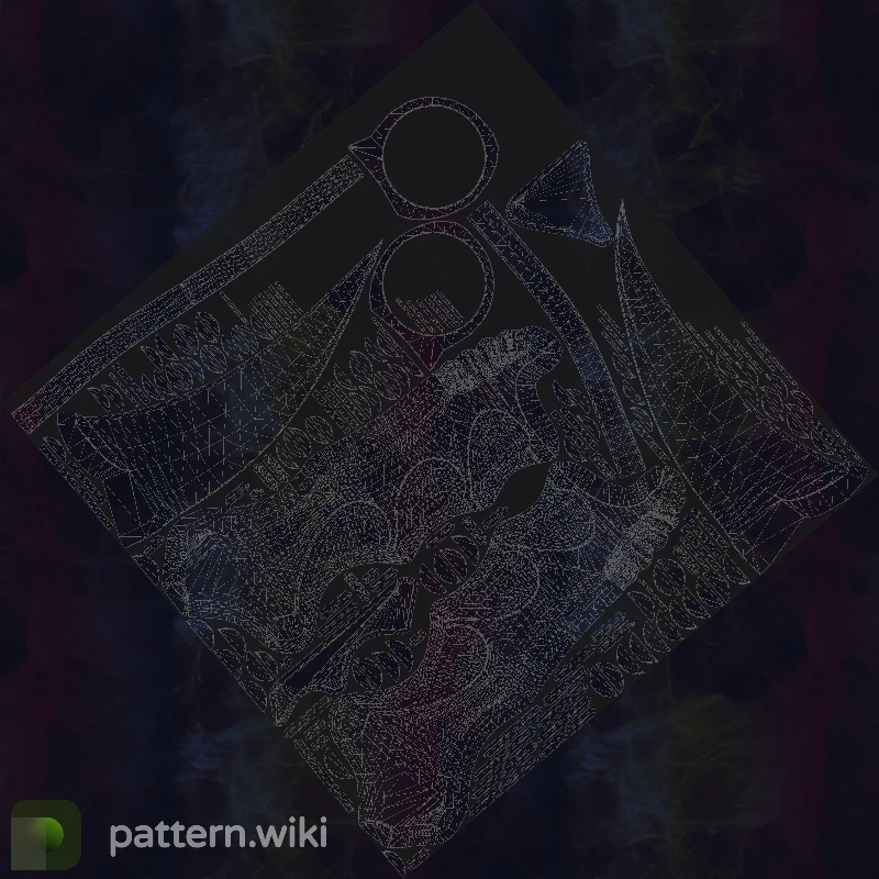 Karambit Doppler seed 591 pattern template