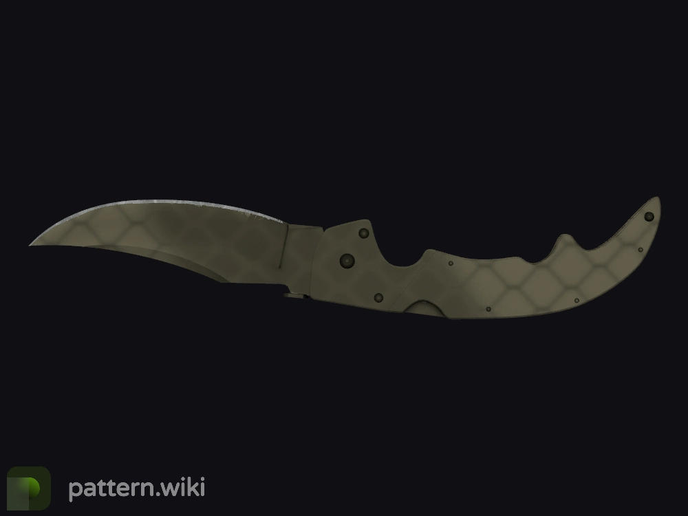 Falchion Knife Safari Mesh seed 362