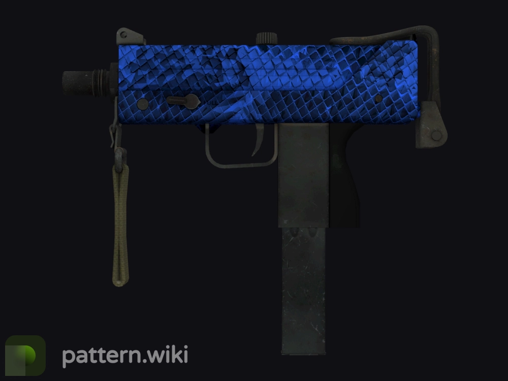 MAC-10 Lapis Gator seed 258