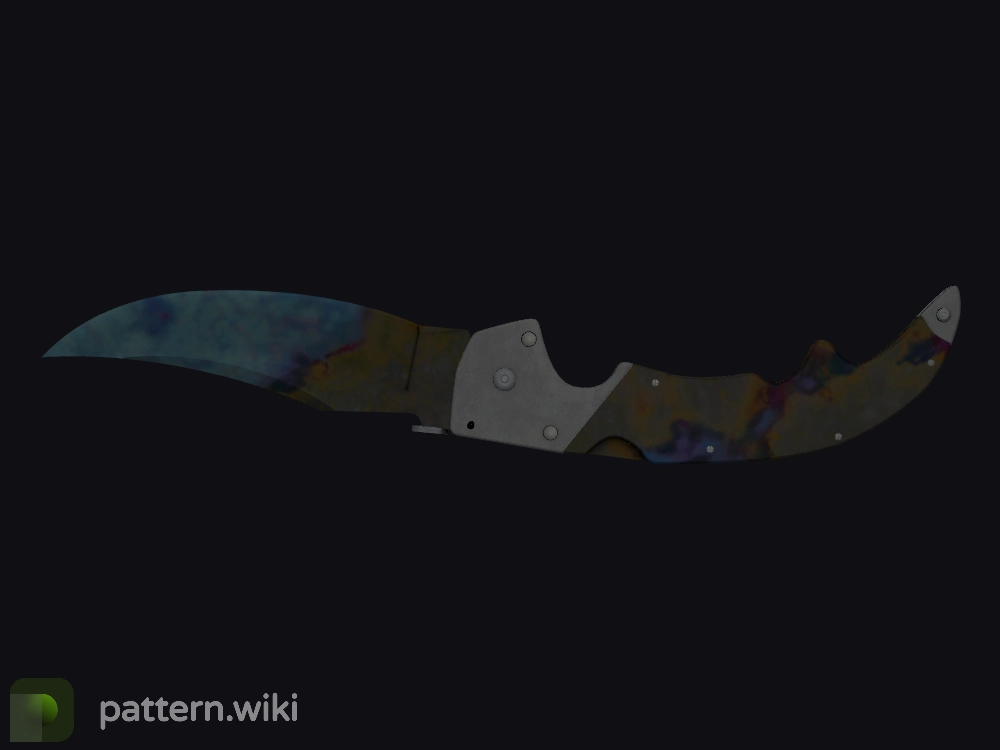 Falchion Knife Case Hardened seed 713