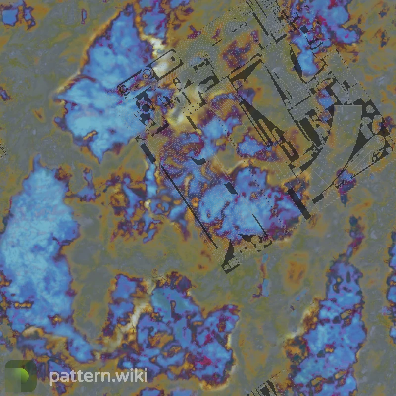 AK-47 Case Hardened seed 852 pattern template