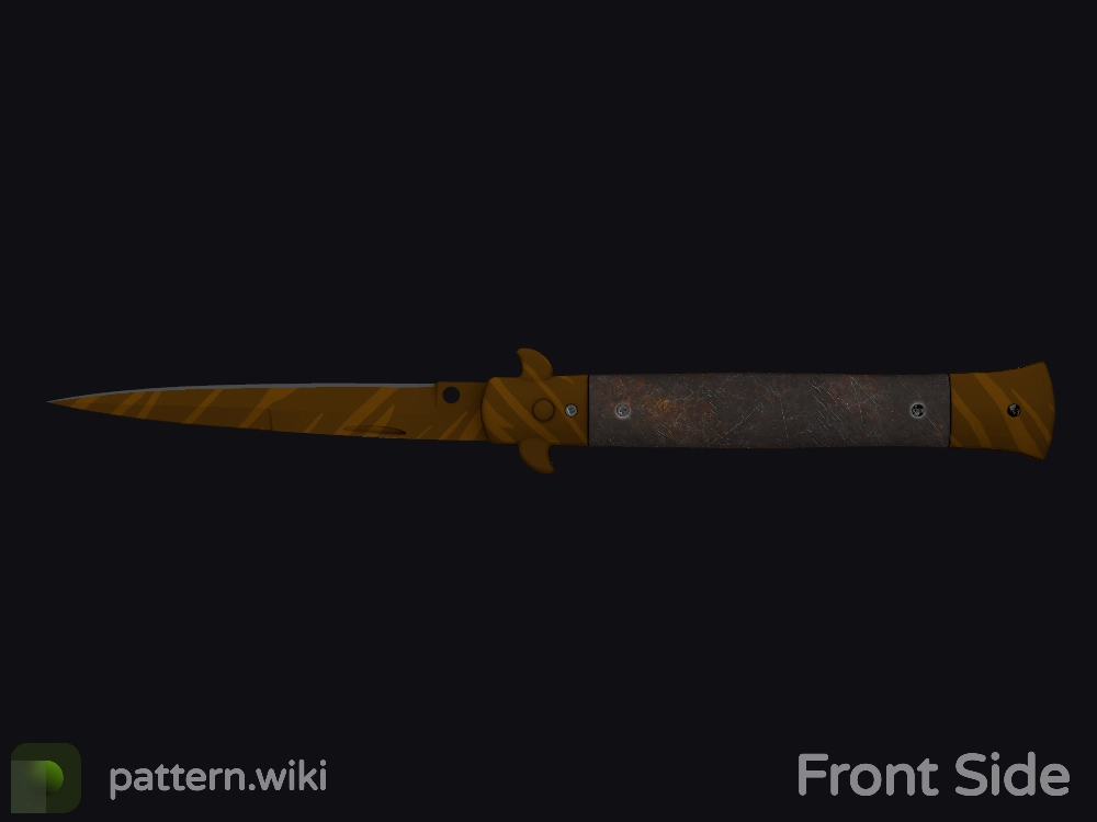 Stiletto Knife Tiger Tooth seed 482