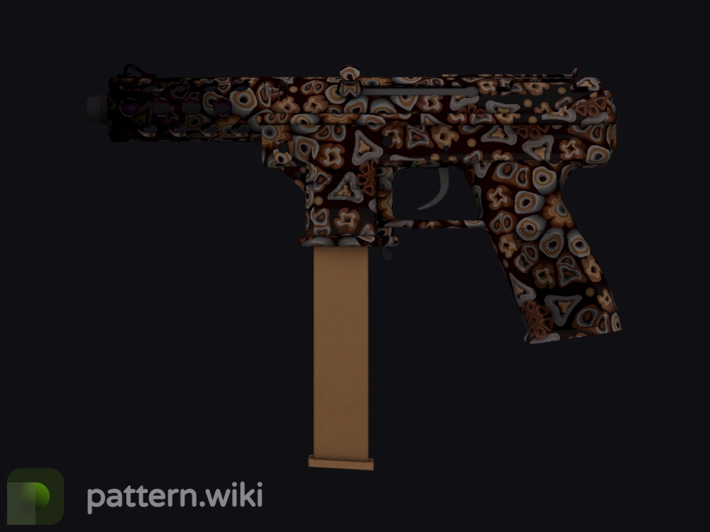 Tec-9 Orange Murano seed 321