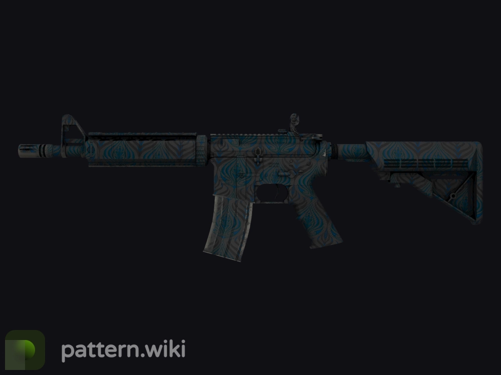 M4A4 Dark Blossom seed 890