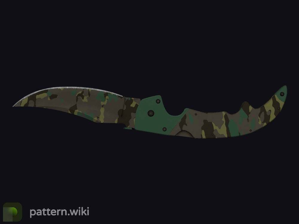 Falchion Knife Boreal Forest seed 655