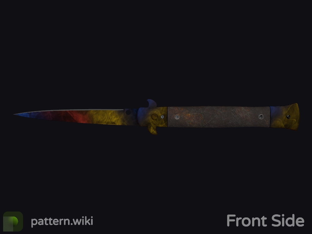 Stiletto Knife Marble Fade seed 521