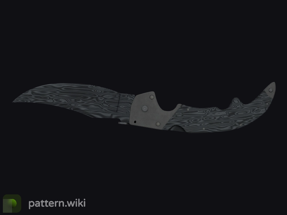 Falchion Knife Damascus Steel seed 652