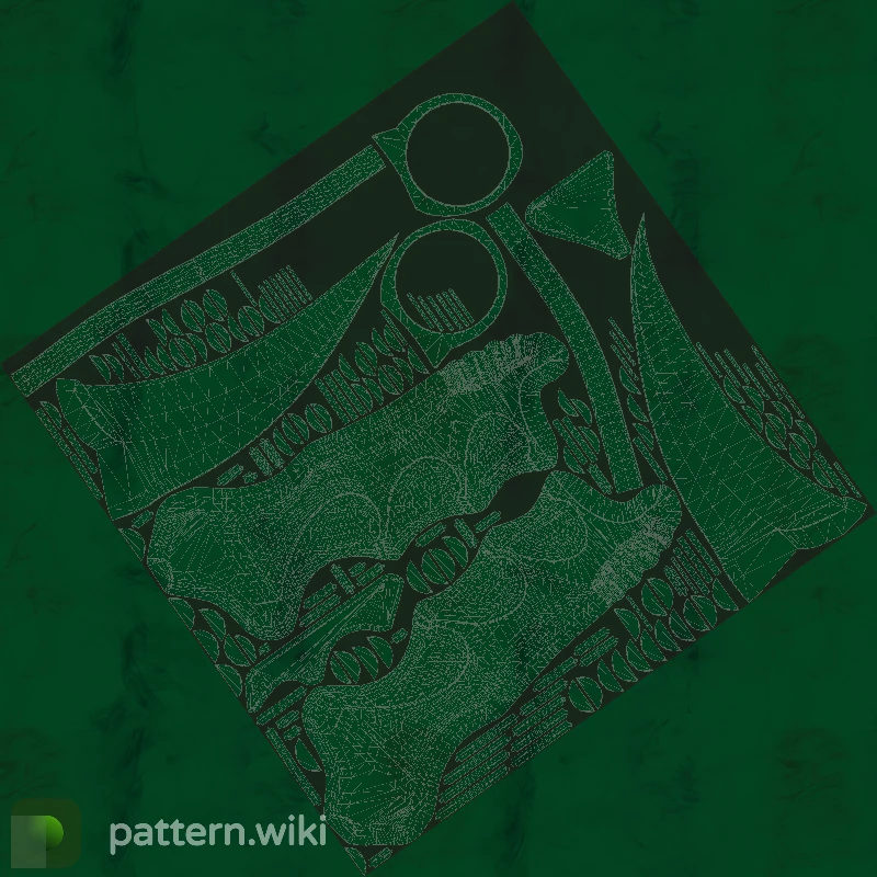 Karambit Gamma Doppler seed 68 pattern template