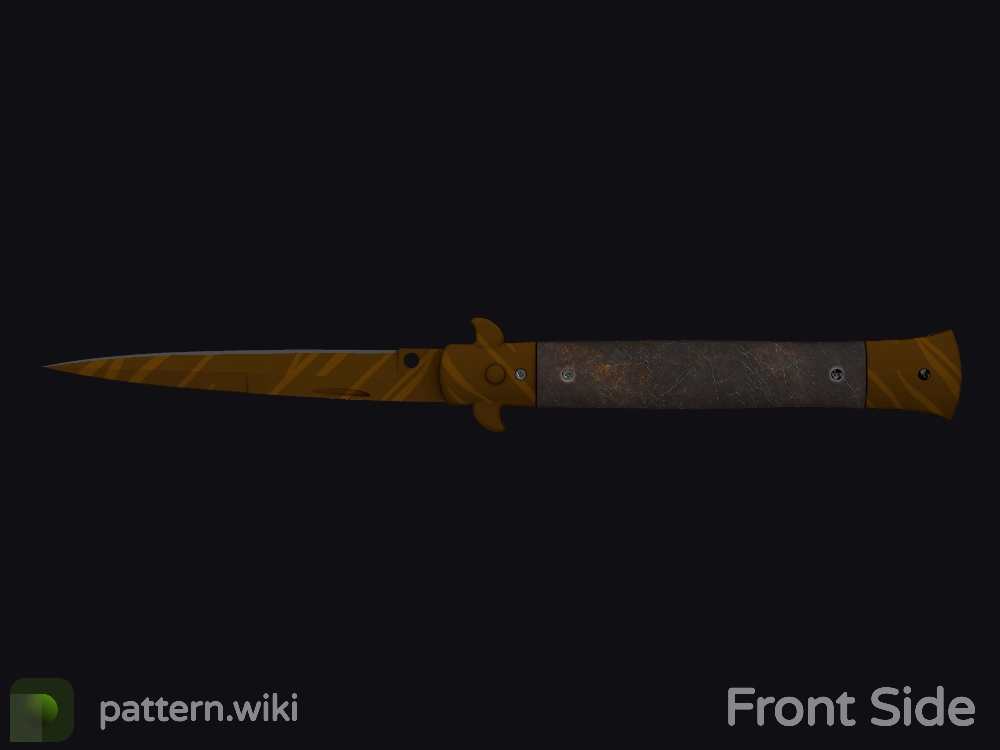 Stiletto Knife Tiger Tooth seed 116